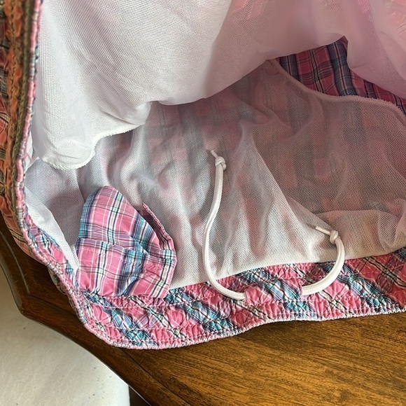 Polo Ralph Lauren Mesh Lined Elastic Waist Swim Bottom Pink Plaid Mens XXL - Picture 11 of 11